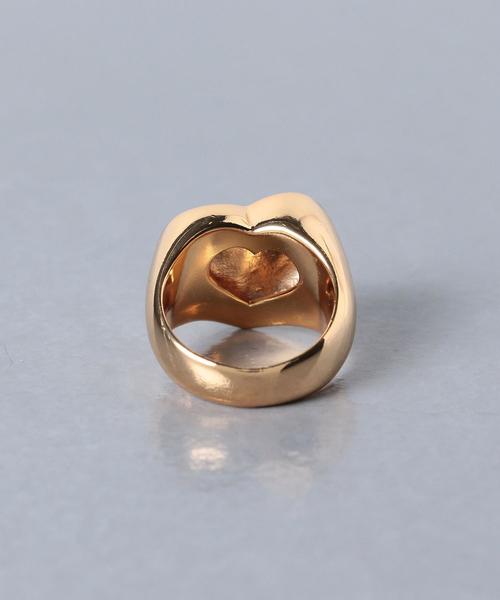 NUMBERING（ナンバリング）の「＜NUMBERING（ナンバリング）＞HEART リング　（リング・レディース・ゴールド・FREE）」の4枚目の写真