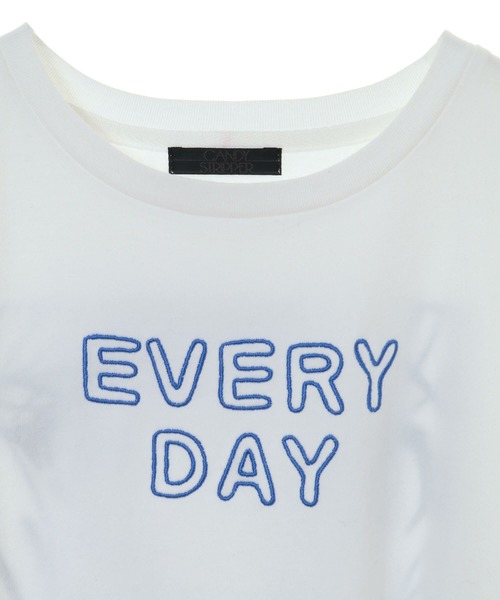 Candy Stripper（キャンディストリッパー）の「MELANCHOLY TEE（Tシャツ/カットソー・レディース・ブラック/ラベンダー/オフホワイト/ピンク・2）」の19枚目の写真