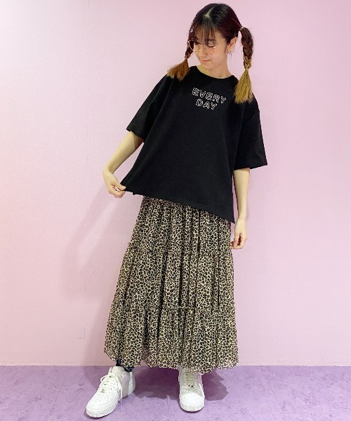 Candy Stripper（キャンディストリッパー）の「MELANCHOLY TEE（Tシャツ/カットソー・レディース・ブラック/ラベンダー/オフホワイト/ピンク・2）」の14枚目の写真