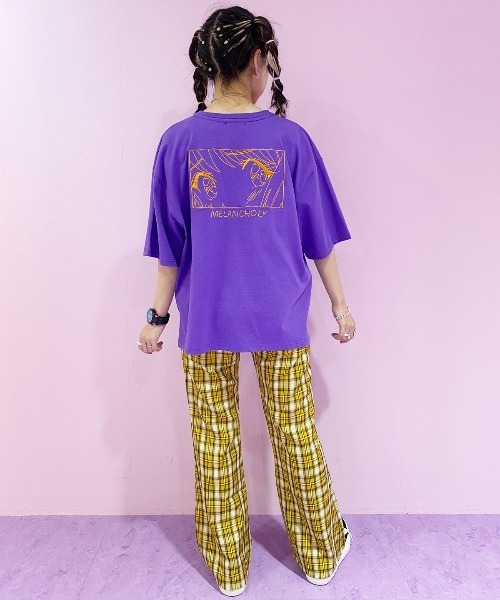 Candy Stripper（キャンディストリッパー）の「MELANCHOLY TEE（Tシャツ/カットソー・レディース・ブラック/ラベンダー/オフホワイト/ピンク・2）」の7枚目の写真