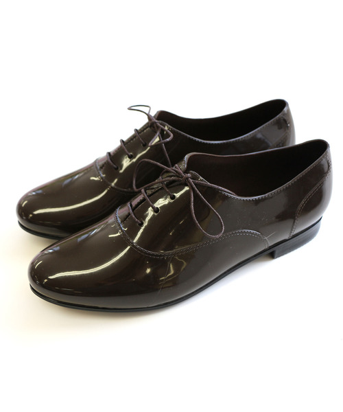 AmiAmi（アミアミ）の「レースアップレインシューズ（レインシューズ・レディース・ブラック/ダークブラウン・L/LL/M/S）」の13枚目の写真