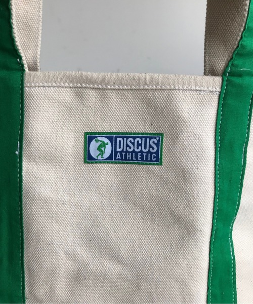 COMMON WARE(コモンウェアー)の「ST:DISCUS CANVAS TOTE M ディスカス キャンバストート Mサイズ(トートバッグ・レディース・グリーン・FREE)」の4枚目の写真