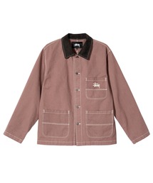 ジャケット・アウター STUSSY BRUSHED MOLESKIN CHORE JACKET Stussy Brushed Moleskin Chore Jacket Cognac men store