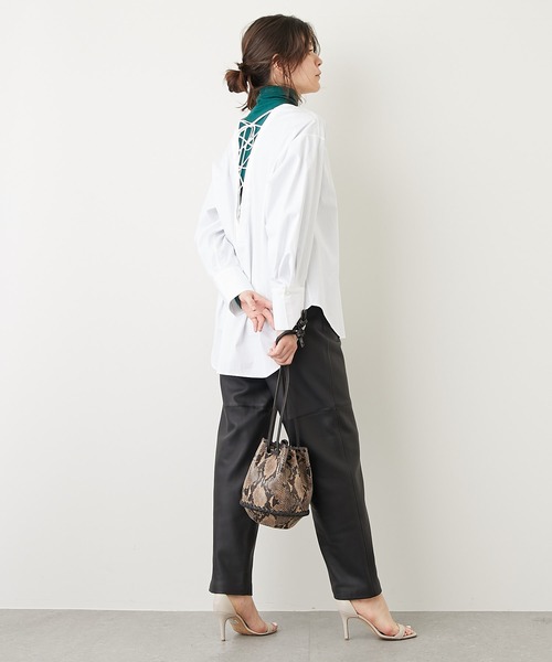 Whim Gazette（ウィムガゼット）の「【mica della valle】別注パイソン  