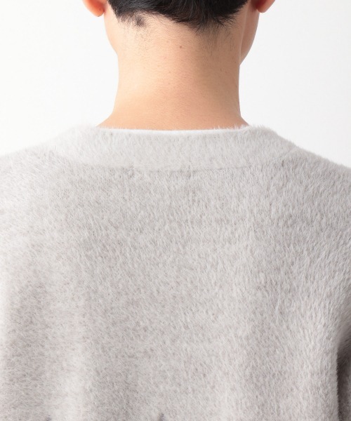 GLOBAL WORK（グローバルワーク）の「フェザーヤーンアーガイルカーディガン/921928（カーディガン/ボレロ・メンズ・ミント/ライトベージュ・MEDIUM/LARGE）」の14枚目の写真