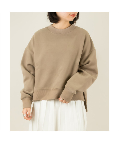 RANDA(ランダ)の「裏起毛プルオーバー(Tシャツ/カットソー・レディース・ベージュ/ブルー/アイボリー/グレイッシュベージュ・FREE)」の13枚目の写真