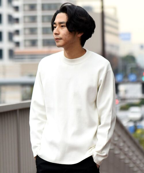 Sプラス モックネック プルオーバー セール】SHIPS:【抗菌・洗える】ミラノリブ モックネック ニット プル