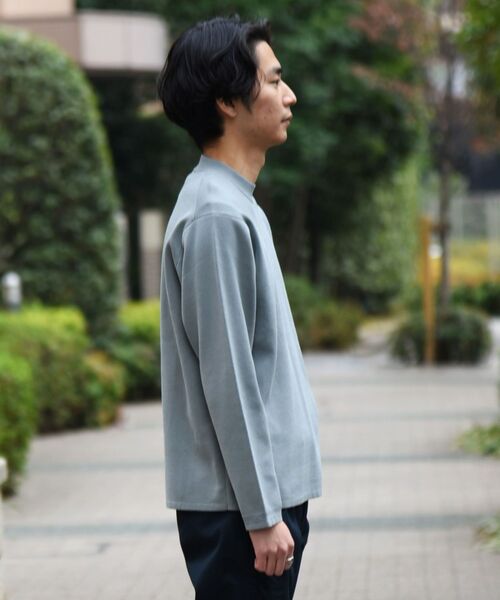 セール】SHIPS:【抗菌・洗える】ミラノリブ モックネック ニット プル