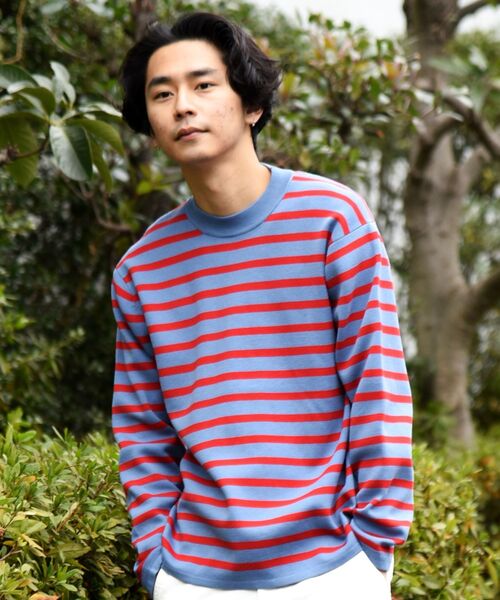 SHIPS（シップス）の「SHIPS:【抗菌・洗える】ミラノリブ モックネック ニット プルオーバー（ニット/セーター・メンズ・ベージュ/ブルー/オフホワイト/ライトグリーン/ネイビー・X-LARGE/LARGE/MEDIUM/SMALL）」の10枚目の写真