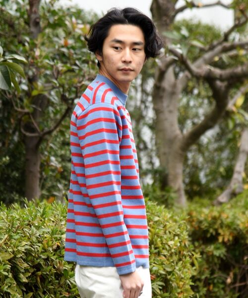 SHIPS（シップス）の「SHIPS:【抗菌・洗える】ミラノリブ モックネック ニット プルオーバー（ニット/セーター・メンズ・ベージュ/ブルー/オフホワイト/ライトグリーン/ネイビー・X-LARGE/LARGE/MEDIUM/SMALL）」の12枚目の写真