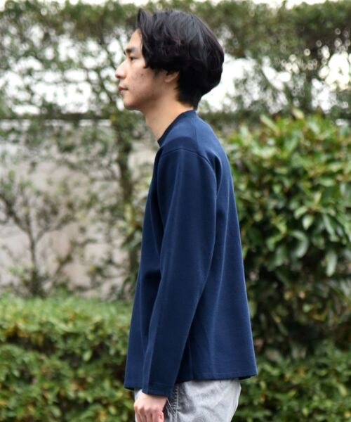 セール】SHIPS:【抗菌・洗える】ミラノリブ モックネック ニット プル