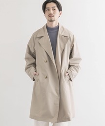 URBAN RESEARCH | 100/2TCシャンブレーダブルコート(ステンカラーコート)