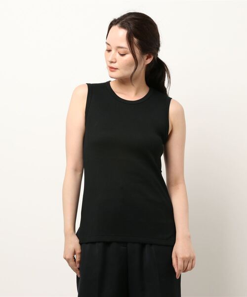 Traditional Weatherwear(トラディショナルウェザーウェア)の「NO SLV SLIT PO(Tシャツ/カットソー・レディース・ブラック/オフホワイト/グリーン系その他・S)」の3枚目の写真
