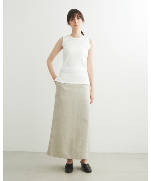 Traditional Weatherwear(トラディショナルウェザーウェア)の「NO SLV SLIT PO(Tシャツ/カットソー・レディース・ブラック/オフホワイト/グリーン系その他・S)」の2枚目の写真