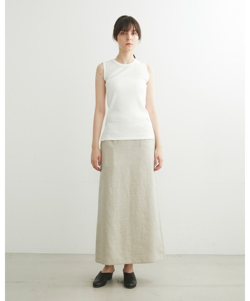 Traditional Weatherwear(トラディショナルウェザーウェア)の「NO SLV SLIT PO(Tシャツ/カットソー・レディース・ブラック/オフホワイト/グリーン系その他・S)」の4枚目の写真