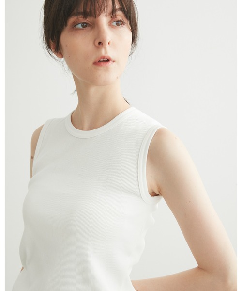 Traditional Weatherwear(トラディショナルウェザーウェア)の「NO SLV SLIT PO(Tシャツ/カットソー・レディース・ブラック/オフホワイト/グリーン系その他・S)」の8枚目の写真