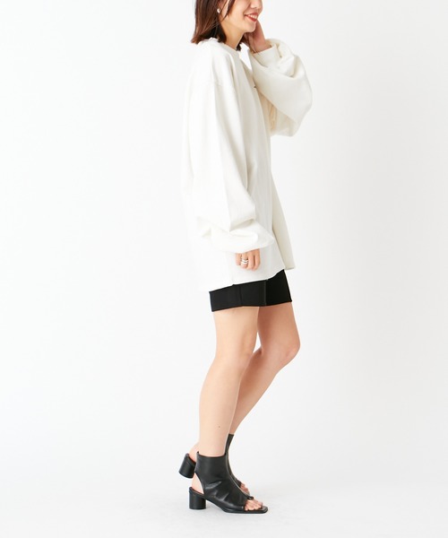 Chico（チコ）の「PONYバックロゴスウェット（スウェット・レディース・グレー/アイボリー・FREE）」の9枚目の写真