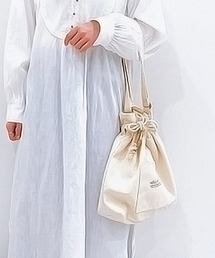 キャンバス巾着ショルダー