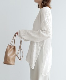 reca（レカ）の「シワ加工ポプリンカットソー（Tシャツ/カットソー）」