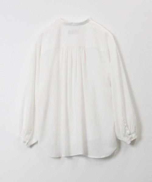 RAG MACHINE（ラグマシーン）の「【RAG MACHINE】クォータースリーブシャツ（シャツ/ブラウス・レディース・ホワイト/ホワイト×ブラック・M/L）」の19枚目の写真