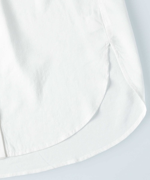 RAG MACHINE（ラグマシーン）の「【RAG MACHINE】クォータースリーブシャツ（シャツ/ブラウス・レディース・ホワイト/ホワイト×ブラック・M/L）」の14枚目の写真