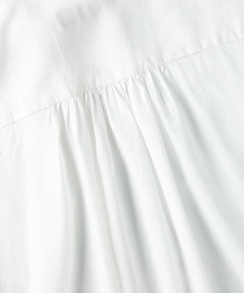 RAG MACHINE（ラグマシーン）の「【RAG MACHINE】クォータースリーブシャツ（シャツ/ブラウス・レディース・ホワイト/ホワイト×ブラック・M/L）」の16枚目の写真