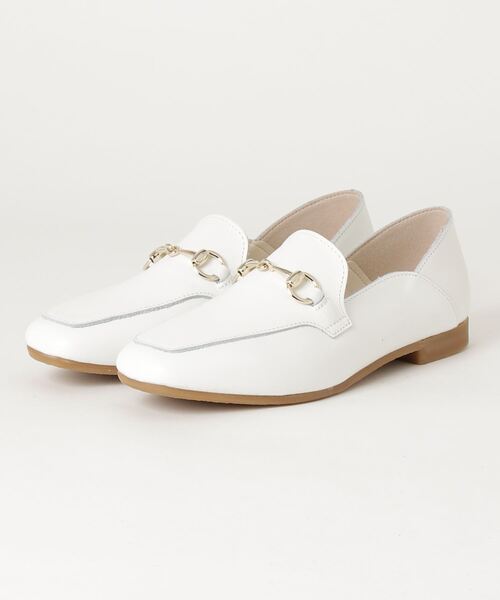 artemis by DIANA(アルテミスバイダイアナ)の「スクエアトゥビット付きレザーバブーシュ(ローファー・レディース・ブラック/ホワイト/ブラウン・22.0cm/22.5cm/23.0cm/23.5cm/24.0cm/24.5cm/25.0cm)」の12枚目の写真