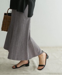 URBAN RESEARCH DOORS | コットンリネンフレアスカート(スカート)