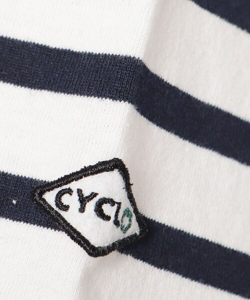 THE SHOP TK （ザ ショップ ティーケー ）の「◆【CYCLO】リサイクルコットン半袖プルオーバー（Tシャツ/カットソー・レディース・グレー系2/ブルー/オフホワイト/ネイビー系2・13/12）」の13枚目の写真