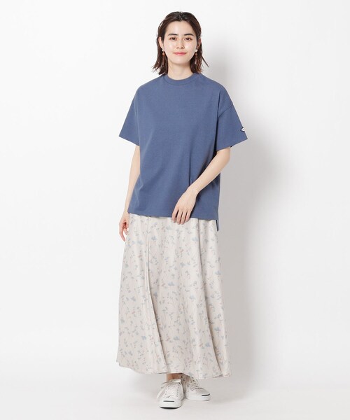 THE SHOP TK （ザ ショップ ティーケー ）の「◆【CYCLO】リサイクルコットン半袖プルオーバー（Tシャツ/カットソー・レディース・グレー系2/ブルー/オフホワイト/ネイビー系2・13/12）」の15枚目の写真