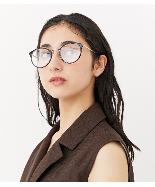 rienda（リエンダ）の「ボストンフレームアイウェア（サングラス・レディース・ブラック/ベージュ/クリア・FREE）」の19枚目の写真