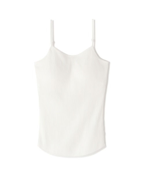 FREE'S MART（フリーズマート）の「カップ付きバックオープンキャミソール（キャミソール・レディース・ホワイト/ブラック・FREE）」の2枚目の写真