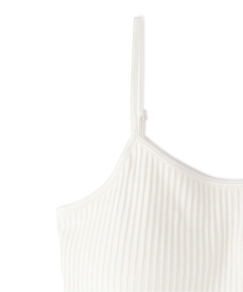 FREE'S MART（フリーズマート）の「カップ付きバックオープンキャミソール（キャミソール・レディース・ホワイト/ブラック・FREE）」の17枚目の写真