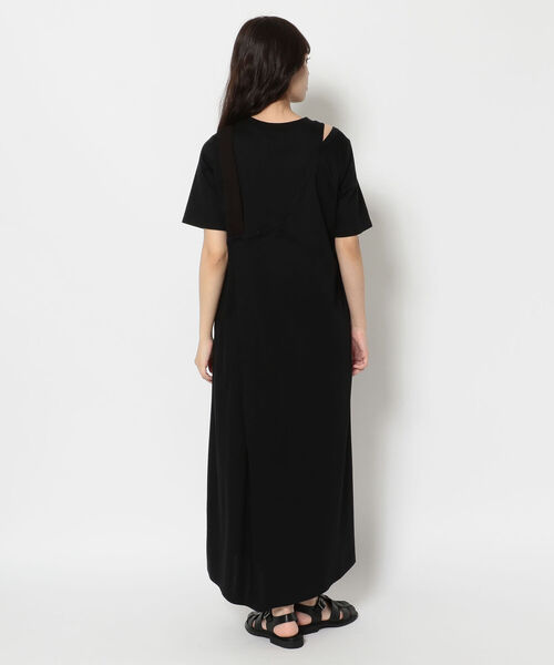 MARECHAL TERRE（マルシャルテル）の「MARECHAL TERRE（マルシャルテル）レイヤードスタイルワンピース（ワンピース・レディース・ブラック/ブルー・2）」の4枚目の写真