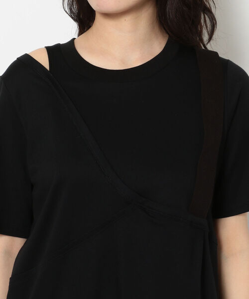 MARECHAL TERRE（マルシャルテル）の「MARECHAL TERRE（マルシャルテル）レイヤードスタイルワンピース（ワンピース・レディース・ブラック/ブルー・2）」の5枚目の写真