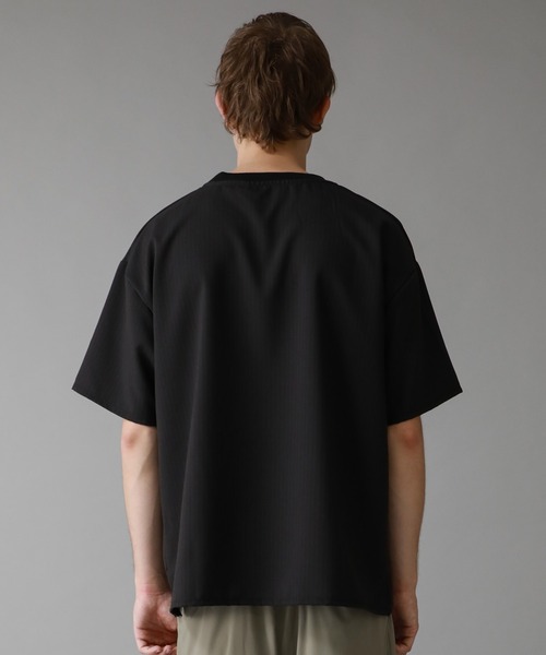 BESPOKE TOKYO（ビスポークトウキョウ）の「【BESPOKE TOKYO】DRY SYSTEM S/S PULLOVER TEE（Tシャツ/カットソー・メンズ・ブラック/ベージュ/グリーン/ストライプ・1/2/3）」の11枚目の写真