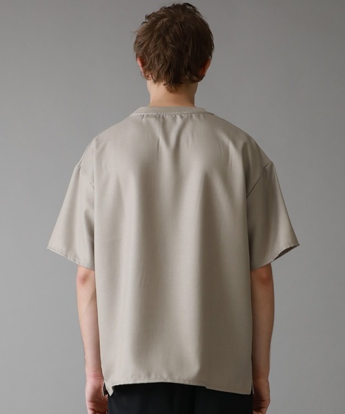 BESPOKE TOKYO（ビスポークトウキョウ）の「【BESPOKE TOKYO】DRY SYSTEM S/S PULLOVER TEE（Tシャツ/カットソー・メンズ・ブラック/ベージュ/グリーン/ストライプ・1/2/3）」の14枚目の写真