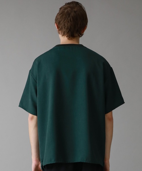 BESPOKE TOKYO（ビスポークトウキョウ）の「【BESPOKE TOKYO】DRY SYSTEM S/S PULLOVER TEE（Tシャツ/カットソー・メンズ・ブラック/ベージュ/グリーン/ストライプ・1/2/3）」の17枚目の写真