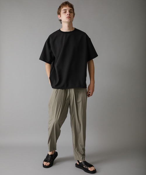 BESPOKE TOKYO（ビスポークトウキョウ）の「【BESPOKE TOKYO】DRY SYSTEM S/S PULLOVER TEE（Tシャツ/カットソー・メンズ・ブラック/ベージュ/グリーン/ストライプ・1/2/3）」の8枚目の写真