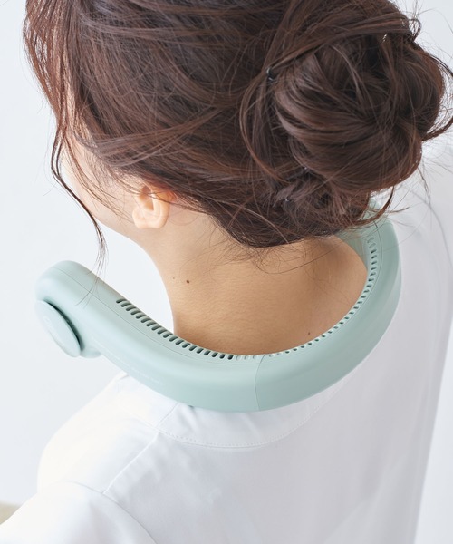 Toffy(トフィー)の「【Toffy/トフィー】 ハンズフリーネックファン(生活家電・レディース・ホワイト/ブラック/アクア/ブルーグレー・FREE)」の12枚目の写真