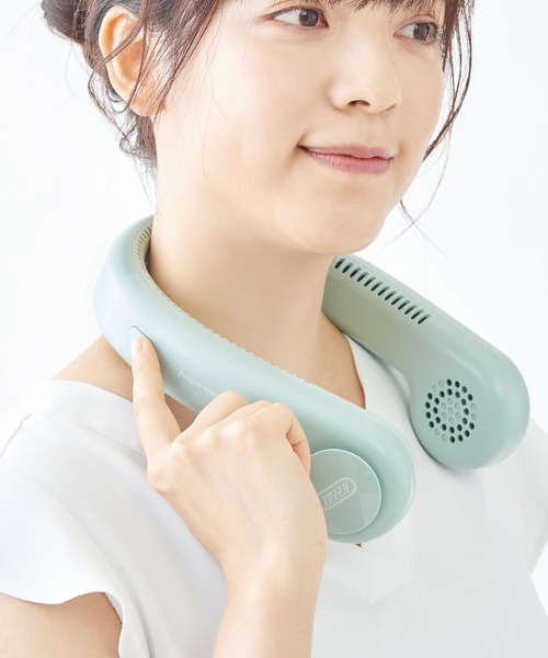 Toffy(トフィー)の「【Toffy/トフィー】 ハンズフリーネックファン(生活家電・レディース・ホワイト/ブラック/アクア/ブルーグレー・FREE)」の13枚目の写真