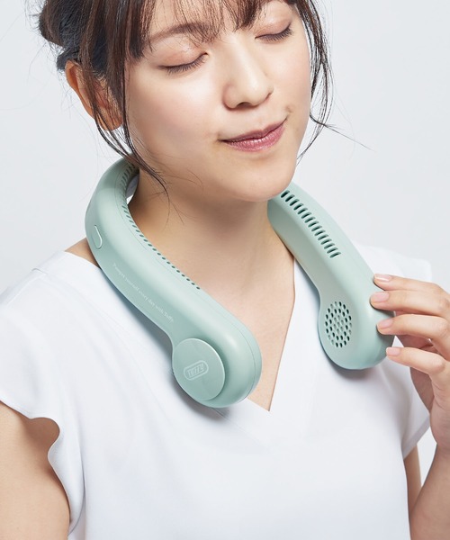 Toffy(トフィー)の「【Toffy/トフィー】 ハンズフリーネックファン(生活家電・レディース・ホワイト/ブラック/アクア/ブルーグレー・FREE)」の11枚目の写真