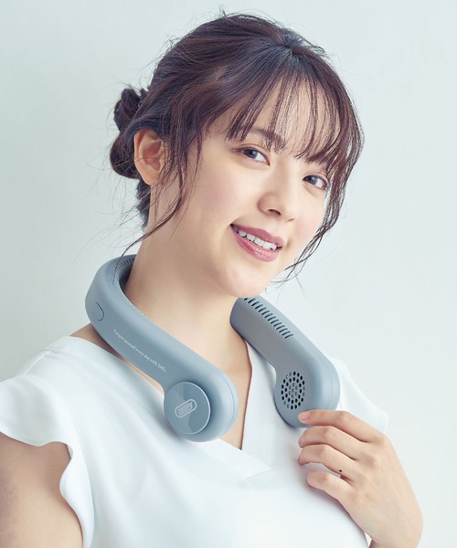 Toffy(トフィー)の「【Toffy/トフィー】 ハンズフリーネックファン(生活家電・レディース・ホワイト/ブラック/アクア/ブルーグレー・FREE)」の14枚目の写真