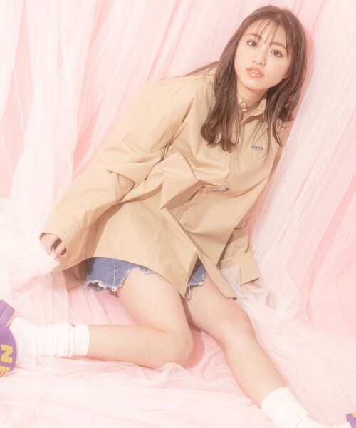 KOL ME BABY（コルミーベイビー）の「◆Unisex DUPER shirts（シャツ/ブラウス・レディース・ライトベージュ・00）」の5枚目の写真