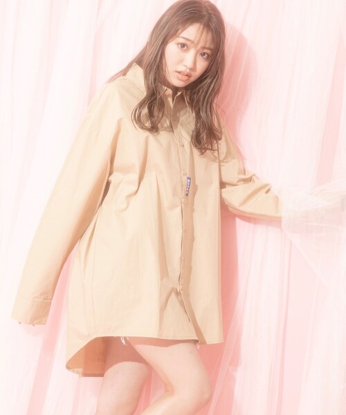 KOL ME BABY（コルミーベイビー）の「◆Unisex DUPER shirts（シャツ/ブラウス・レディース・ライトベージュ・00）」の9枚目の写真