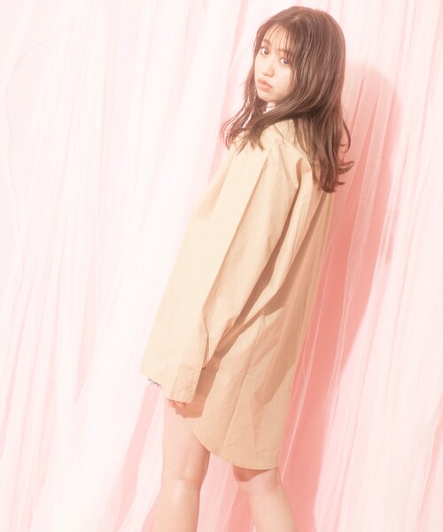 KOL ME BABY（コルミーベイビー）の「◆Unisex DUPER shirts（シャツ/ブラウス・レディース・ライトベージュ・00）」の13枚目の写真