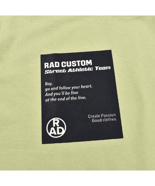 RAD CUSTOM（ラッドカスタム）の「RAD CUSTOM/バックロゴ プリント カラー  Tシャツ(120~160cm)（Tシャツ/カットソー・キッズ・グリーン/パープル・140/150/130/160/120）」の13枚目の写真