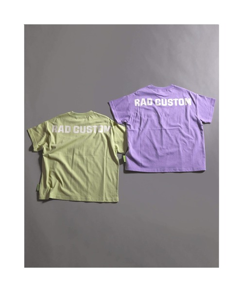 RAD CUSTOM（ラッドカスタム）の「RAD CUSTOM/バックロゴ プリント カラー  Tシャツ(120~160cm)（Tシャツ/カットソー・キッズ・グリーン/パープル・140/150/130/160/120）」の17枚目の写真