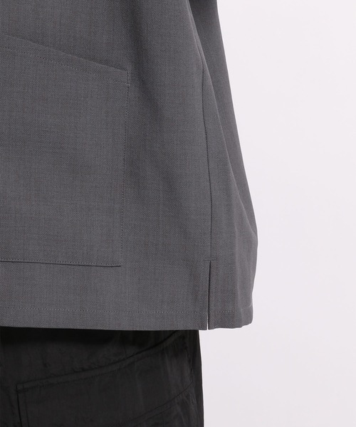 niko and...（ニコアンド）の「ノーカラーシャツカーディガン（シャツ/ブラウス・メンズ・ライトブラウン/グリーン/ベージュ/チャコール・MEDIUM/LARGE）」の15枚目の写真