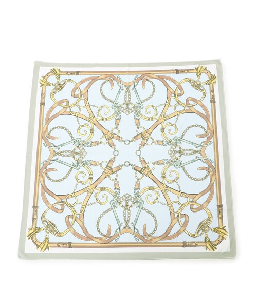 DRESKIP（ドレスキップ）の「◆ひんやりリング付きスカーフ（バンダナ/スカーフ・レディース・アイボリー系/アイボリー系3/ブルー系・00）」の11枚目の写真